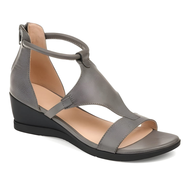 Women's Sandals | Arch Support & Memory Foam | Adjustable Fit | PU Leather