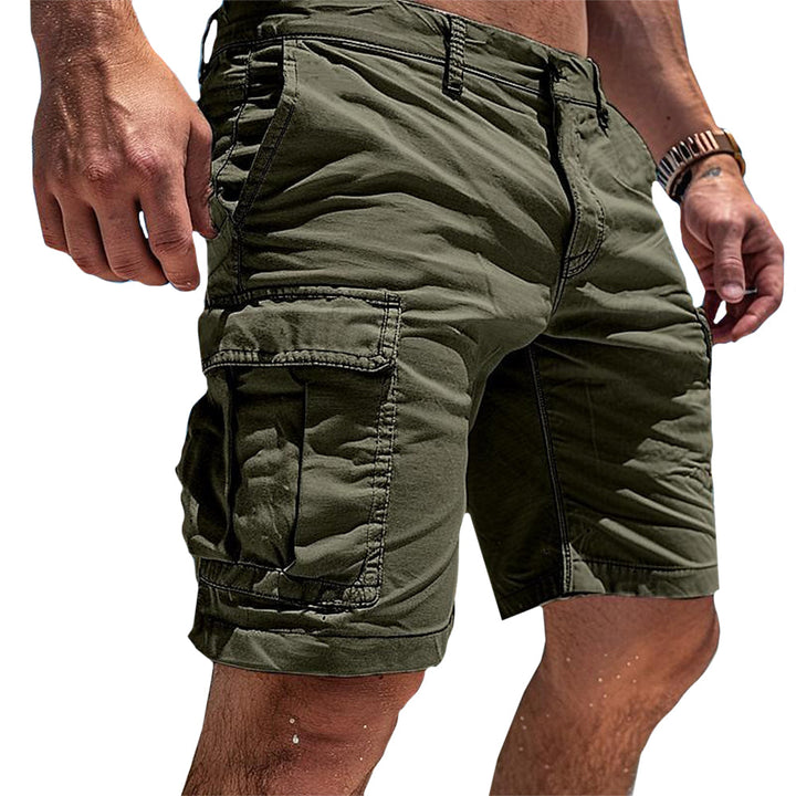 Men's Cargo Shorts | Slim Fit with Multiple Pockets | Casual & Comfortable | 100% Polyester