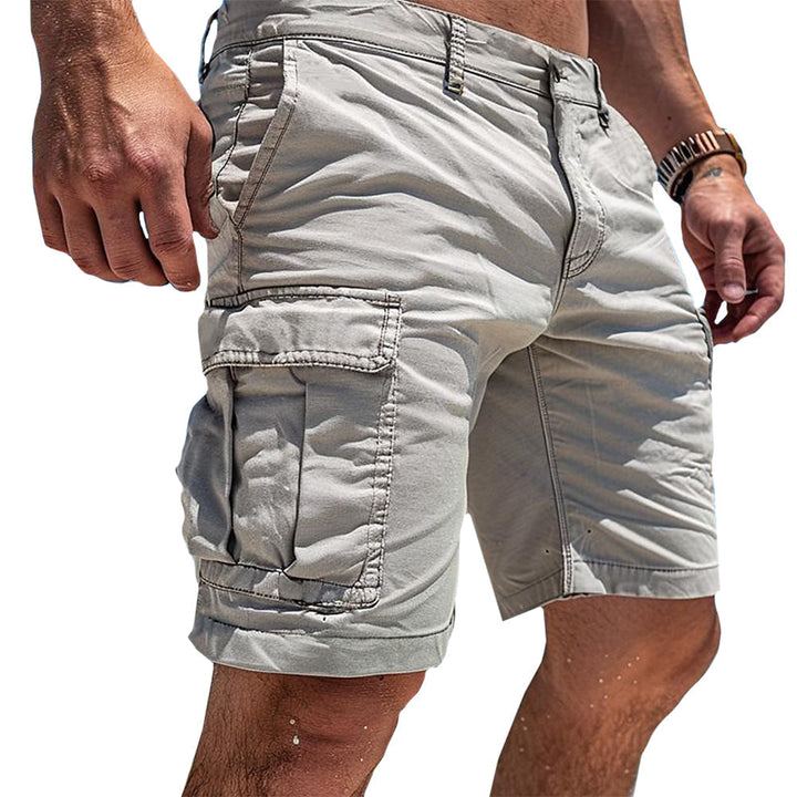 Men's Cargo Shorts | Slim Fit with Multiple Pockets | Casual & Comfortable | 100% Polyester