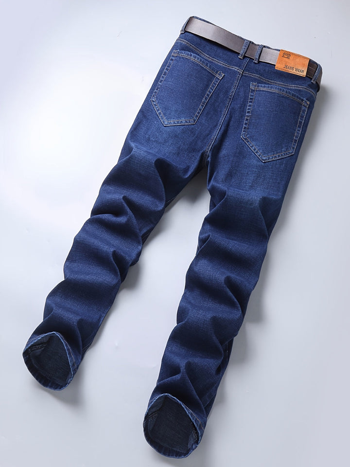 Men's Jeans | Wide Leg | Washed Look & Medium Stretch | Cotton Blend