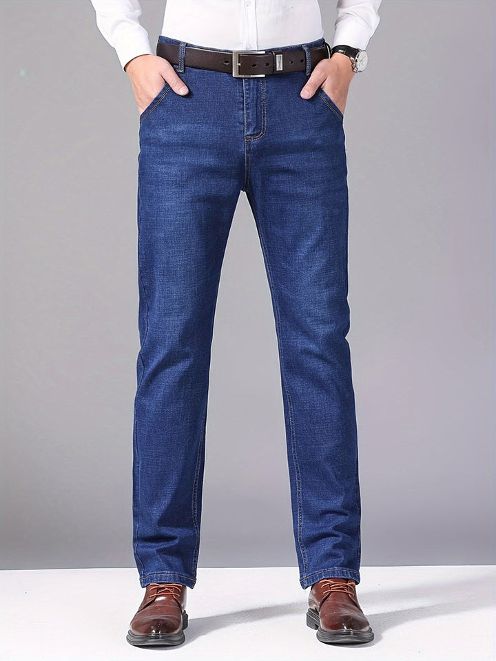 Men's Jeans | Wide Leg | Washed Look & Medium Stretch | Cotton Blend