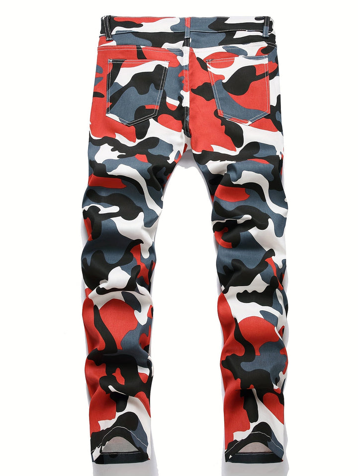 Men's Camouflage Pants | Slim Fit | Washed Look | All Season Wear