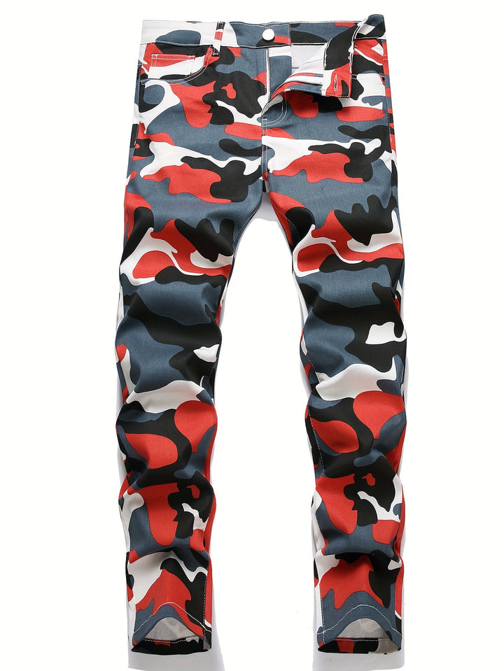 Men's Camouflage Pants | Slim Fit | Washed Look | All Season Wear