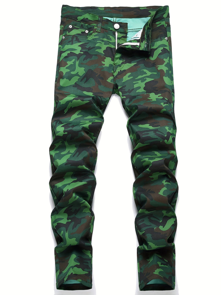 Men's Camouflage Pants | Slim Fit | Washed Look | All Season Wear
