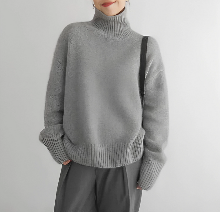 Women's Sweater | Timeless Design | Turtleneck | Cashmere