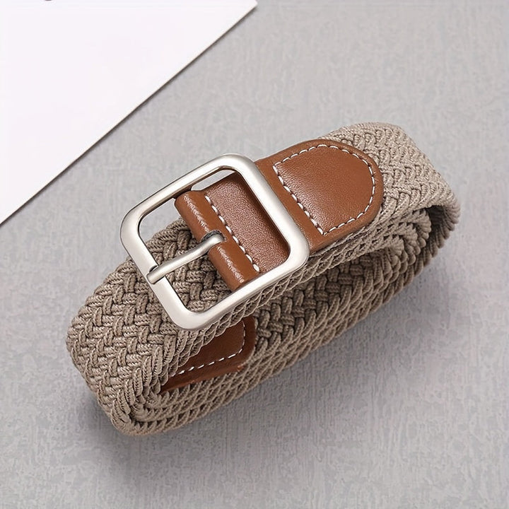 Men’s Belt | Adjustable Canvas Strap | Trendy & Durable | Square Buckle