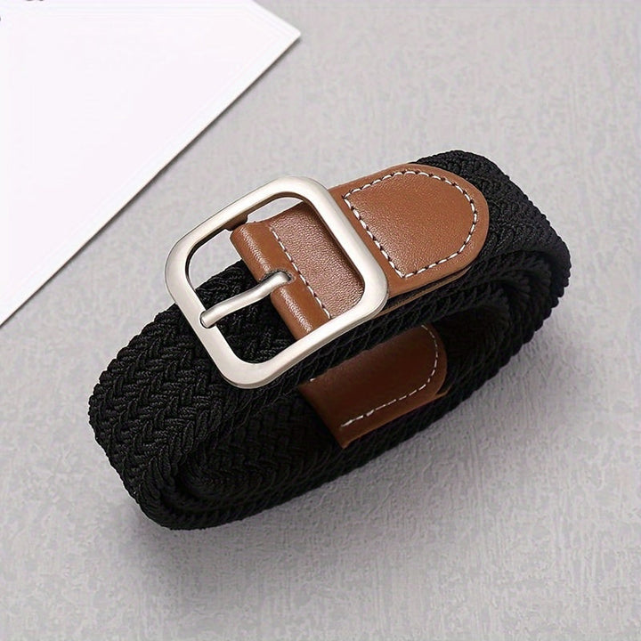 Men’s Belt | Adjustable Canvas Strap | Trendy & Durable | Square Buckle