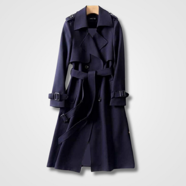 Women's Trench Coat | Water-Resistant & Belted | Elegant & All-Weather Ready