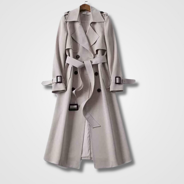 Women's Trench Coat | Water-Resistant & Belted | Elegant & All-Weather Ready