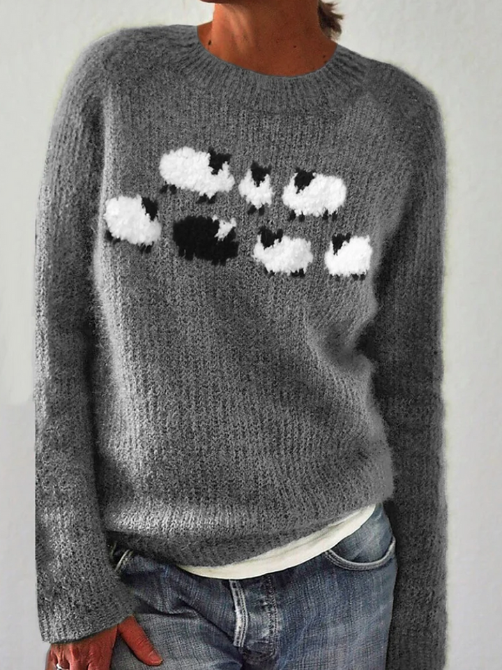 Women’s Long-Sleeve Sweater | Elegant Fit | Soft Feel | Timeless Style