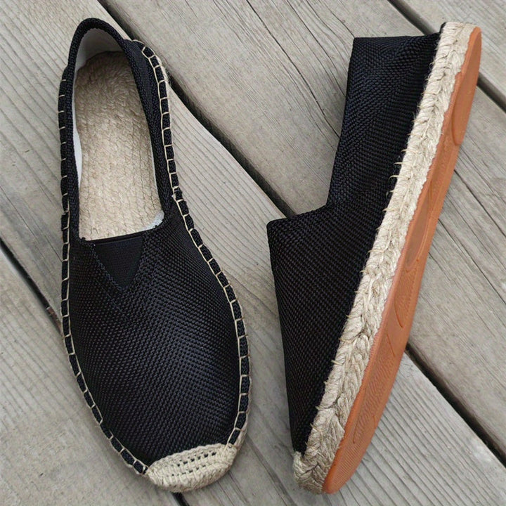 Men’s Espadrilles Loafers | Lightweight & Breathable | Slip-On Comfort | Canvas