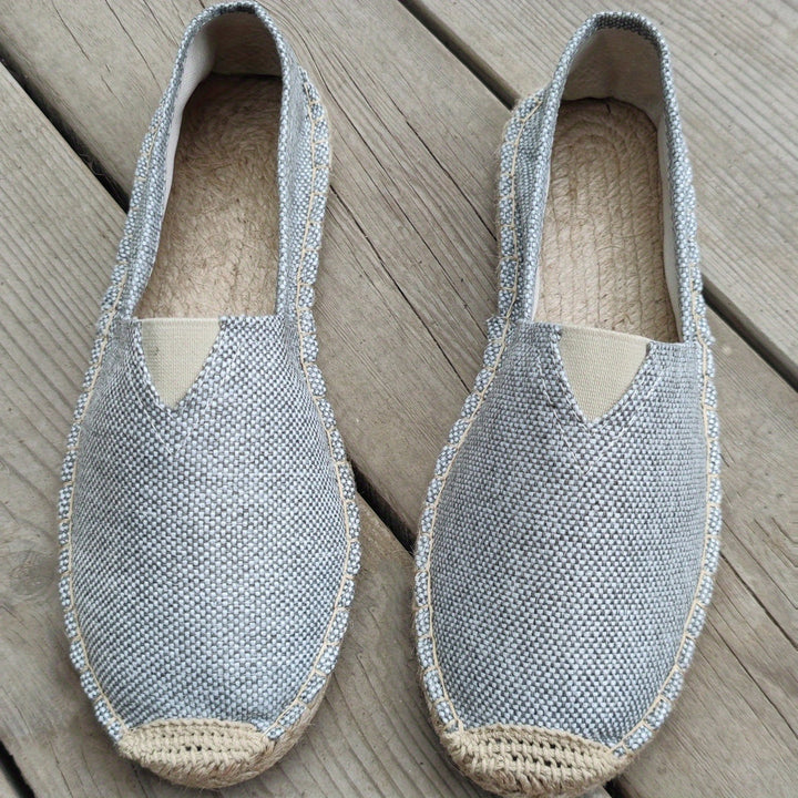 Men’s Espadrilles Loafers | Lightweight & Breathable | Slip-On Comfort | Canvas
