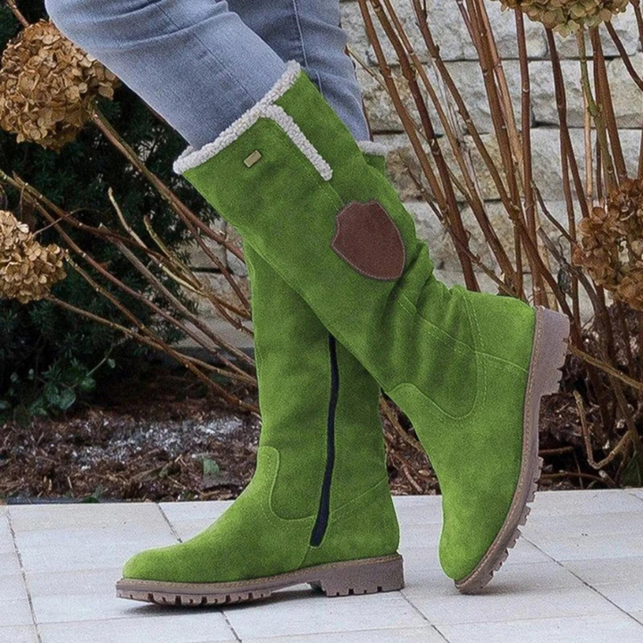 Women’s Snow Boots | Long Platform | Side Zipper Winter