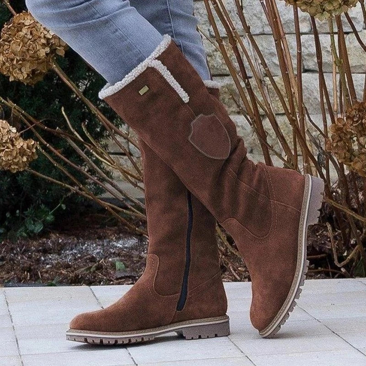 Women’s Snow Boots | Long Platform | Side Zipper Winter