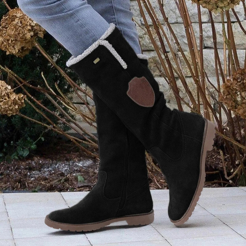 Women’s Snow Boots | Long Platform | Side Zipper Winter