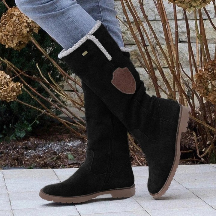 Women’s Snow Boots | Long Platform | Side Zipper Winter