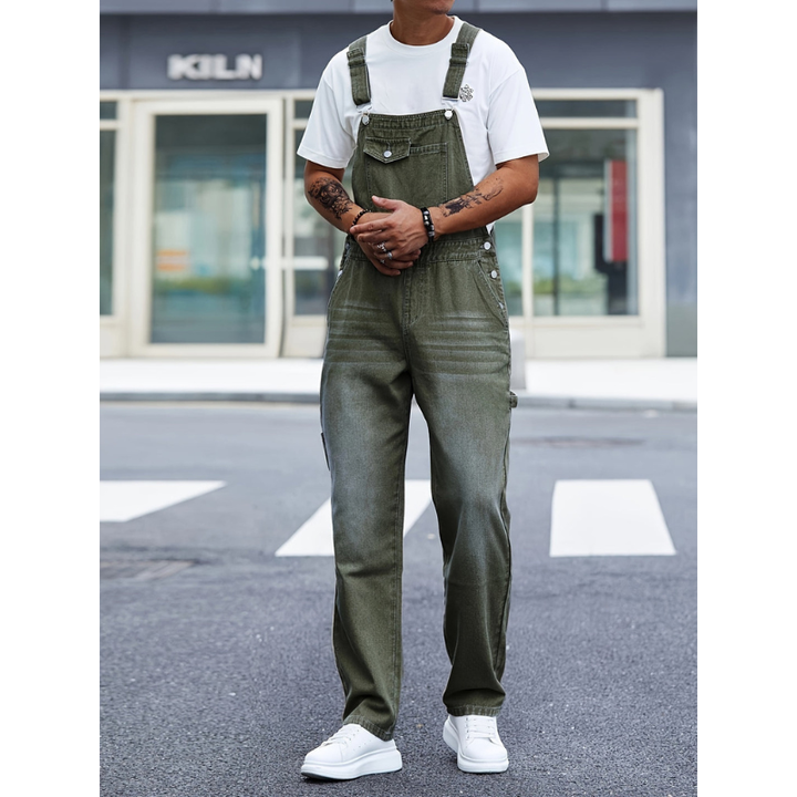 Men’s Jumpsuit | Loose Cargo Pants | Casual Mens Clothing