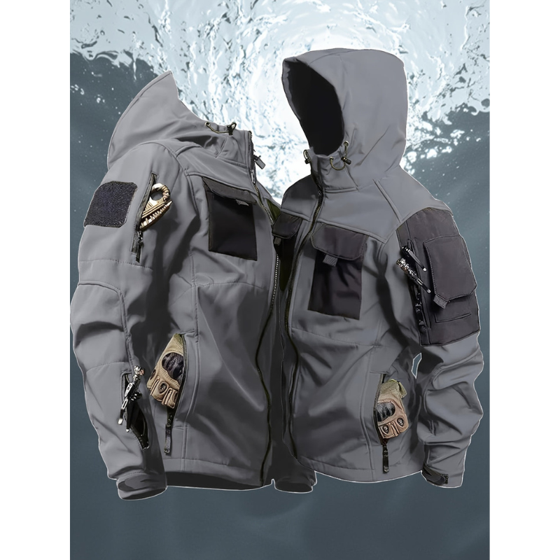 Men’s Winter Jacket | Tactical Hooded Outerwear | Waterproof Design Jacket