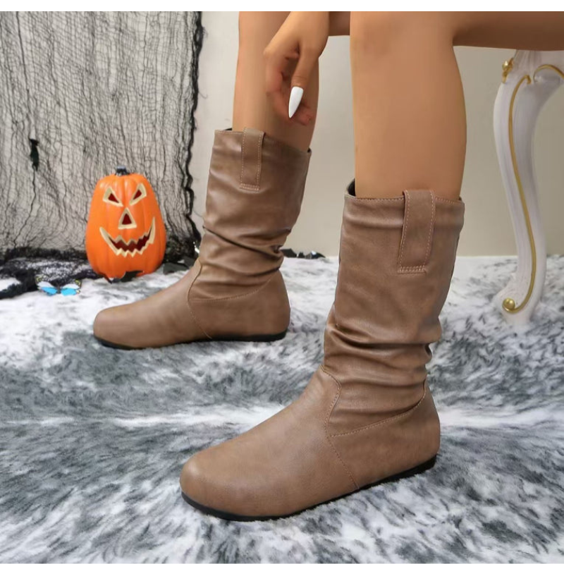 Women’s Shoes | Snow Boots | Flat Pull-On Casual Style