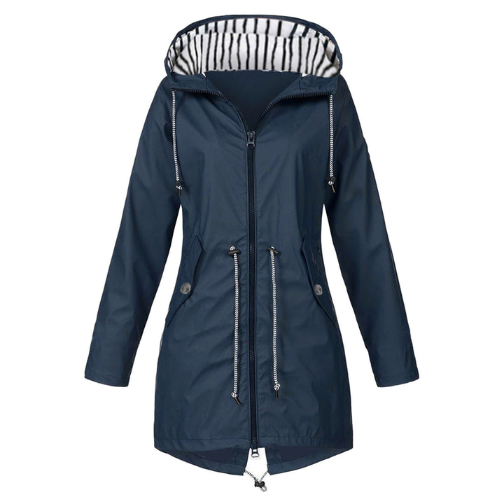 Outdoor Jacket | Wind & Waterproof | Adjustable Hood & Pockets | Solid Colour Windbreaker