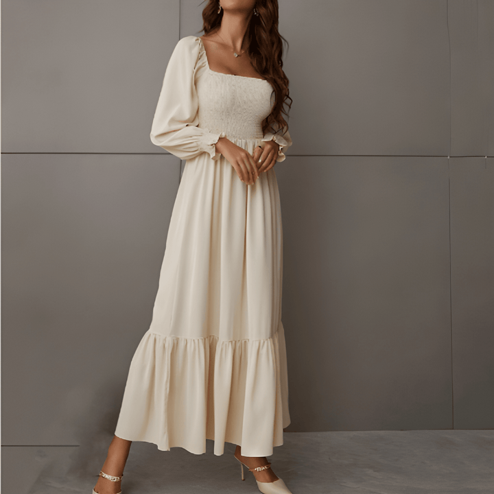 Women Dress | Long Sleeve | Flattering Silhouette | Autumn