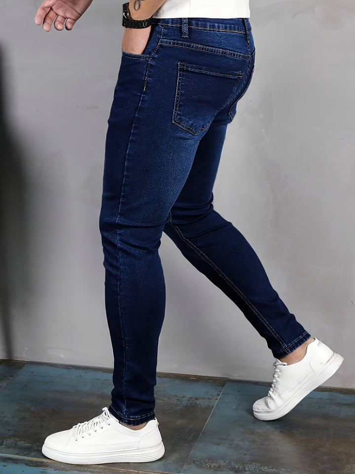 Men's Jeans | Skinny Fit | Stretch Denim | Classic Blue
