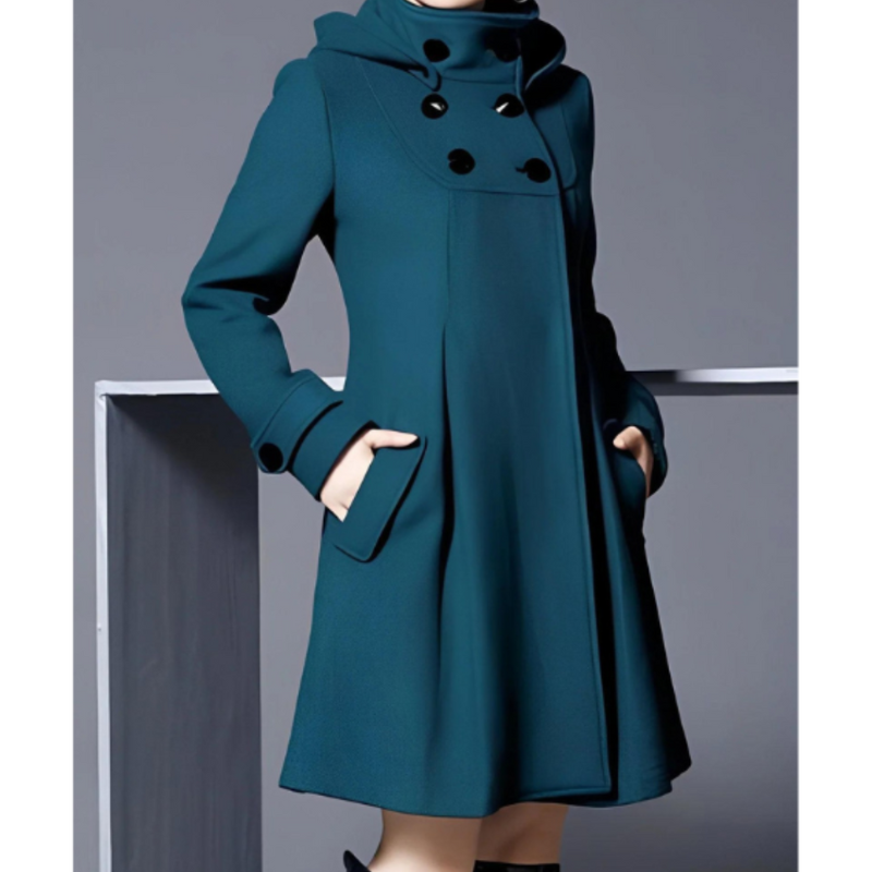 Women's Coat | Hooded Design | Elegant Winter Clothing