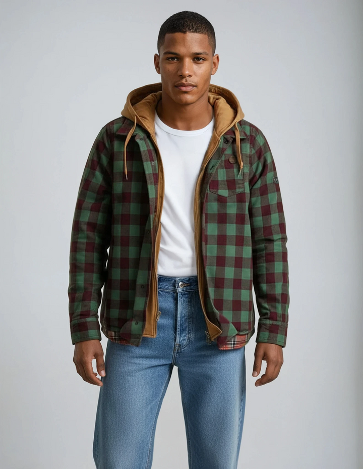 Men’s Winter Jackets | Plaid Bomber Jacket | Casual Style