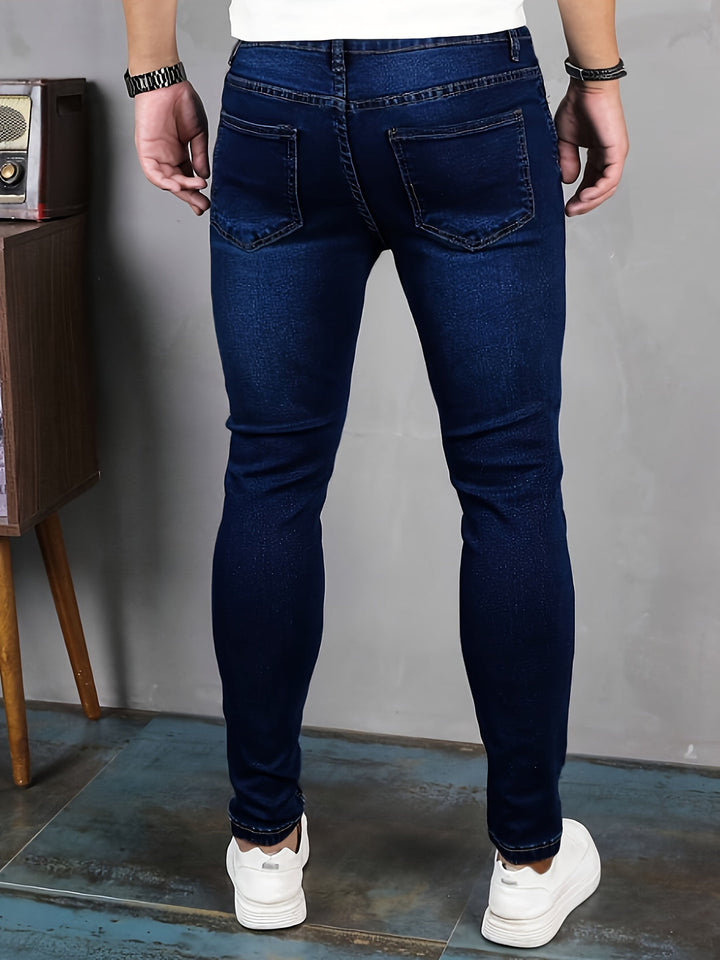 Men's Jeans | Skinny Fit | Stretch Denim | Classic Blue