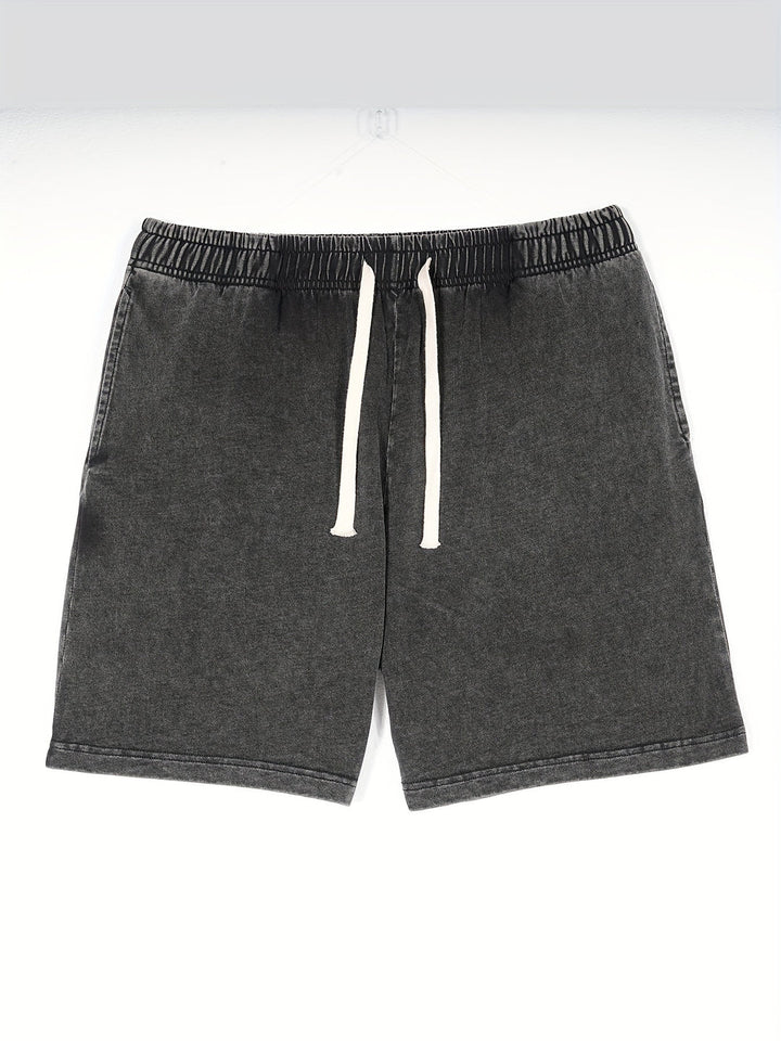 Men’s Set | Vintage 2-Piece Summer Outfit | Sleeveless & Cotton | Black