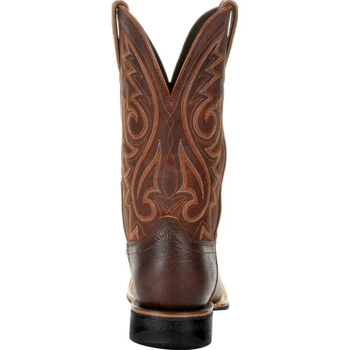 Men’s Boots | Western Cowboy Shoes | Luxury PU Leather