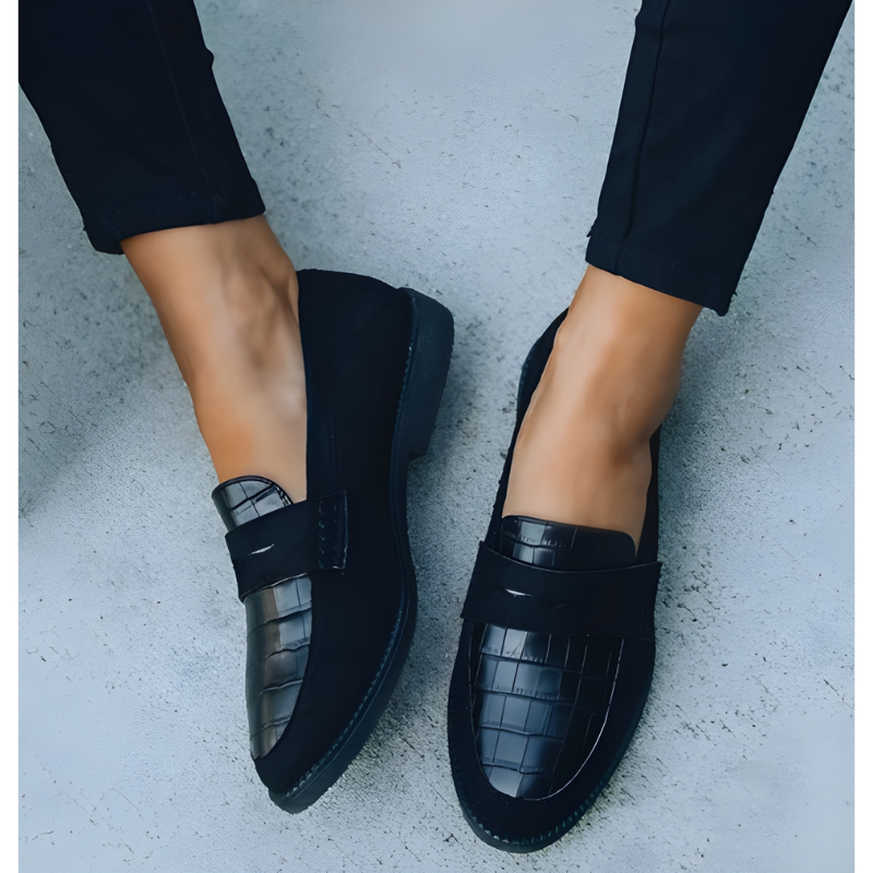 Women’s Shoes | Black Loafers | Elegant Comfortable Style