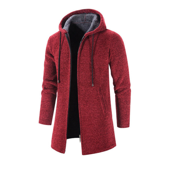 Men’s winter Jacket | Hooded Cardigan Zip Outerwear | Casual Daily Wear