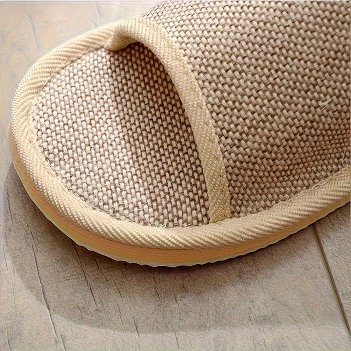 Men’s Slippers | Comfortable & Breathable | Indoor Use | Linen & EVA