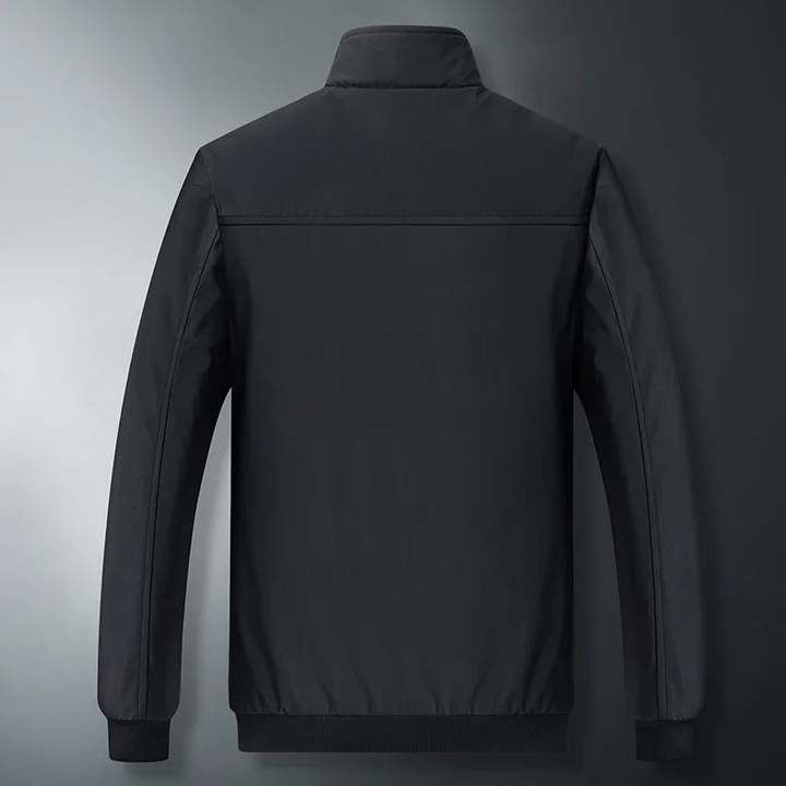 Men's Winter Jacket with Stand Collar | Windproof mens coat