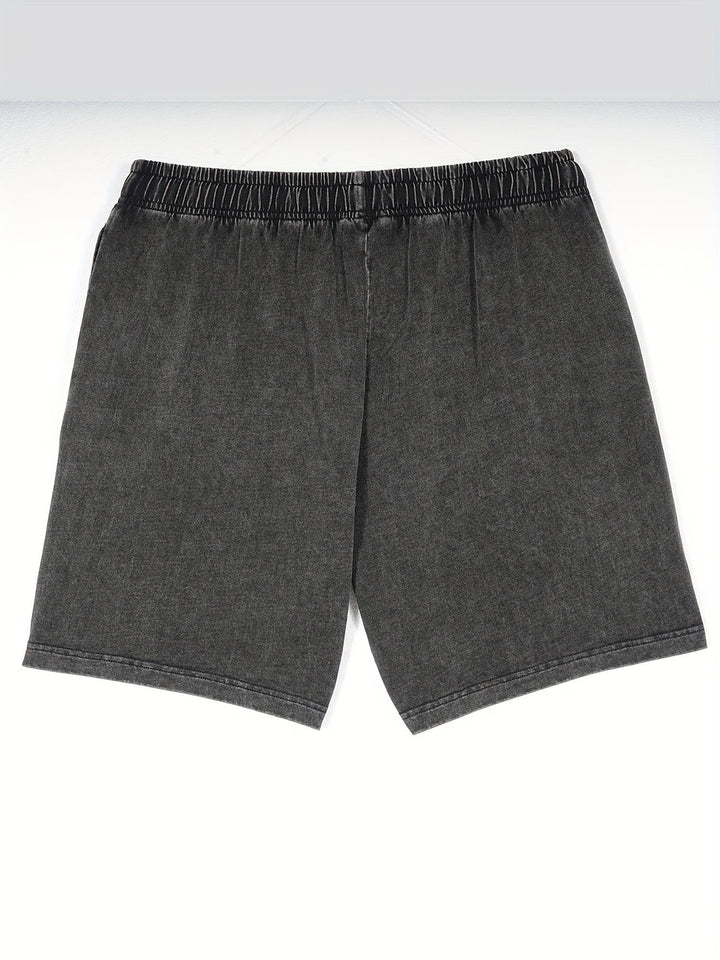 Men’s Set | Vintage 2-Piece Summer Outfit | Sleeveless & Cotton | Black