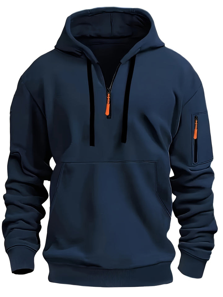 Men’s Hoodie | Warm Fleece | Minimalist Style | Polyester