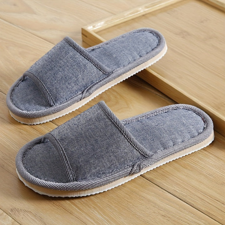 Men’s Slippers | Comfortable & Breathable | Indoor Use | Linen & EVA