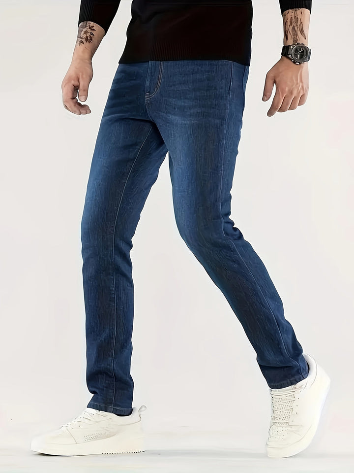 Men's Jeans | Skinny Fit | Stretch Denim | Classic Blue