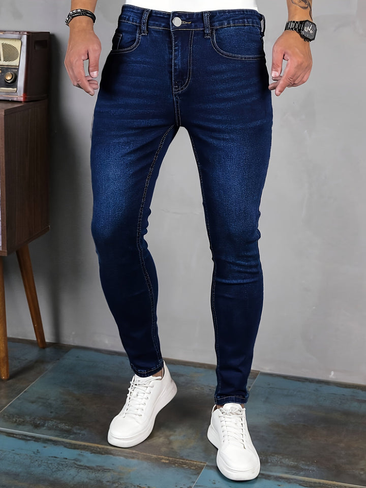 Men's Jeans | Skinny Fit | Stretch Denim | Classic Blue