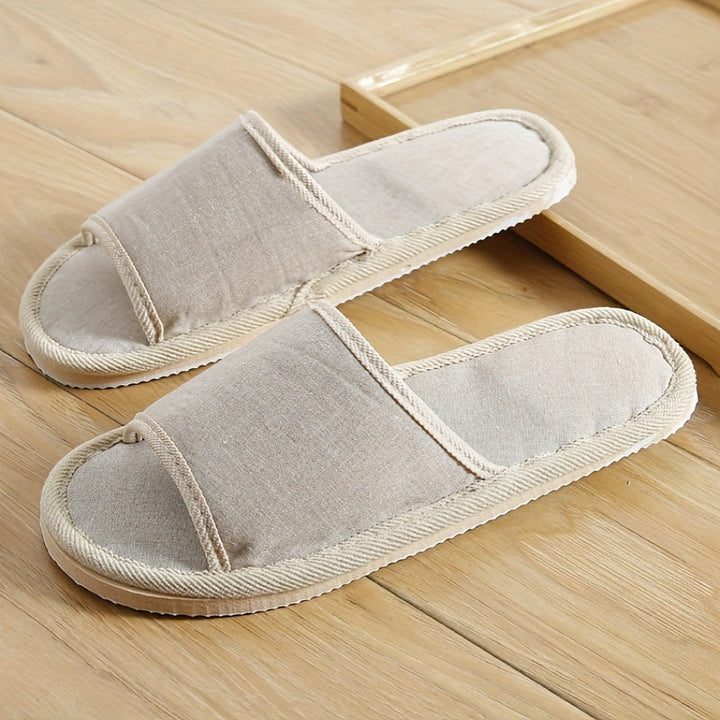 Men’s Slippers | Comfortable & Breathable | Indoor Use | Linen & EVA