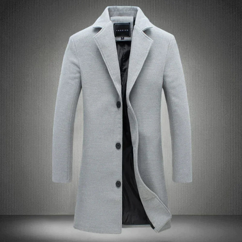 Men's winter Jacket | Mid-Length Casual Coat | Everyday Outerwear