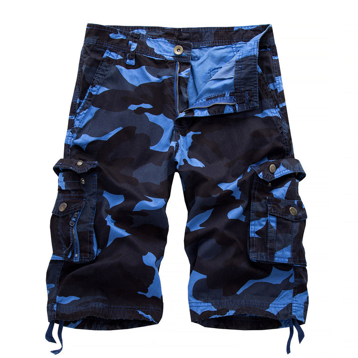 Men's Cargo Shorts | Camouflage & Multiple Pockets | Lightweight Cotton | Summer Street Style & Outdoor