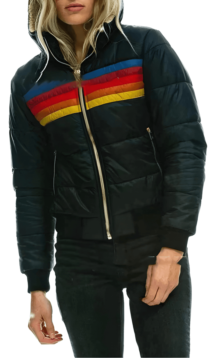 Women’s Winter Jacket | Windproof Design | Zip-Up with Pockets | Cotton-Polyeste