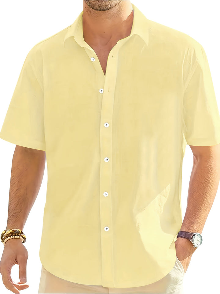 Men's Shirt | Plain Design | Soft & Breathable Cotton | Work & Casual