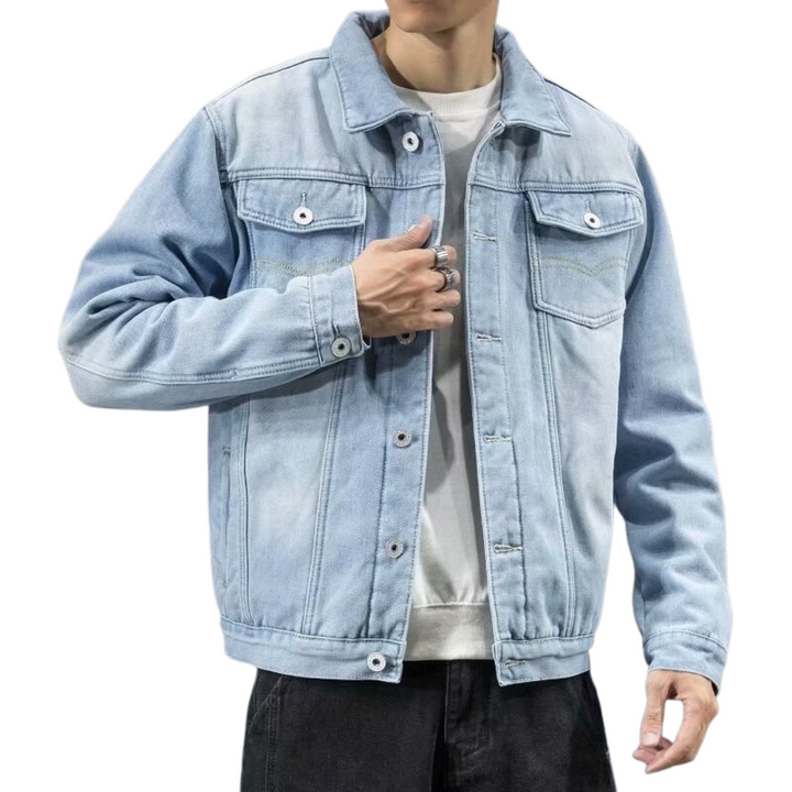 Men’s Winter Jacket | Classic Denim Style | Warm & Stylish Clothing