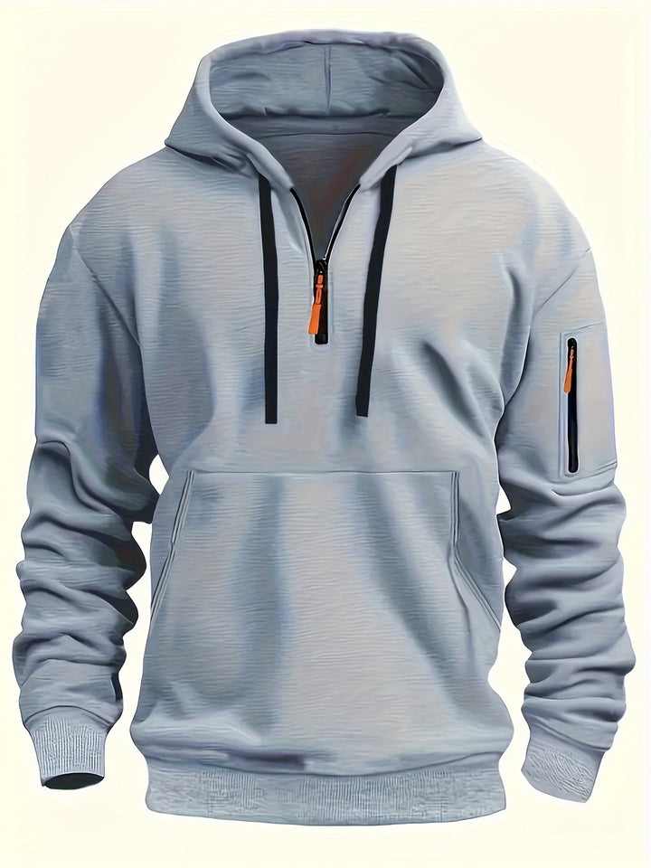Men’s Hoodie | Warm Fleece | Minimalist Style | Polyester