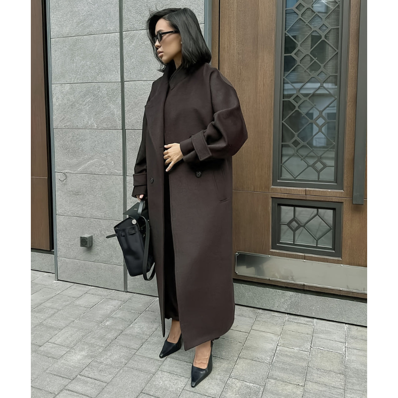 Women’s Long Jacket | Elegant Overcoat | Long Sleeve Clothings