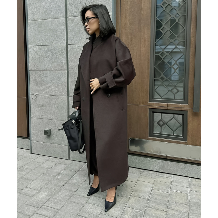 Women’s Long Jacket | Elegant Overcoat | Long Sleeve Clothings