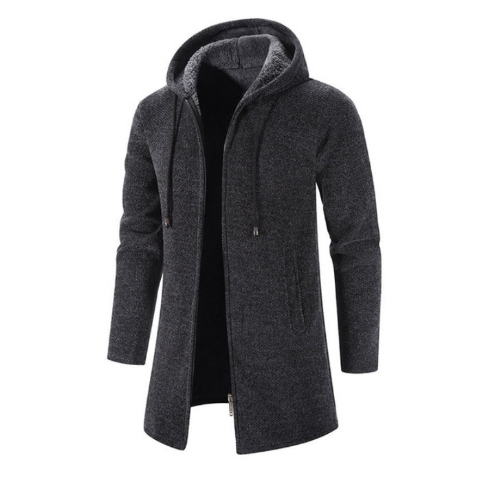 Men’s winter Jacket | Hooded Cardigan Zip Outerwear | Casual Daily Wear
